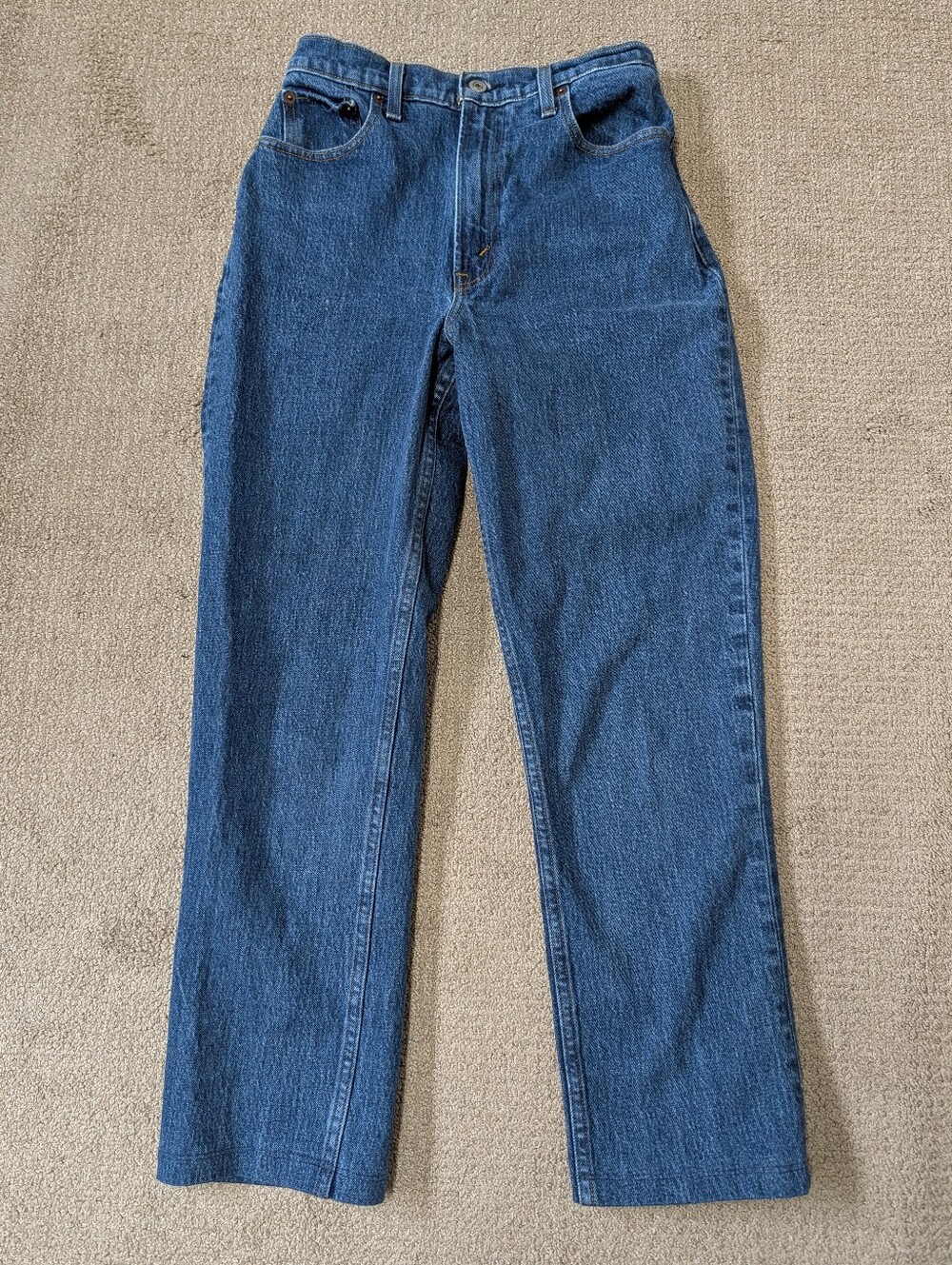 Abercrombie & Fitch Womens The 90's Straight Ultra High Rise Jeans Curve 26x26